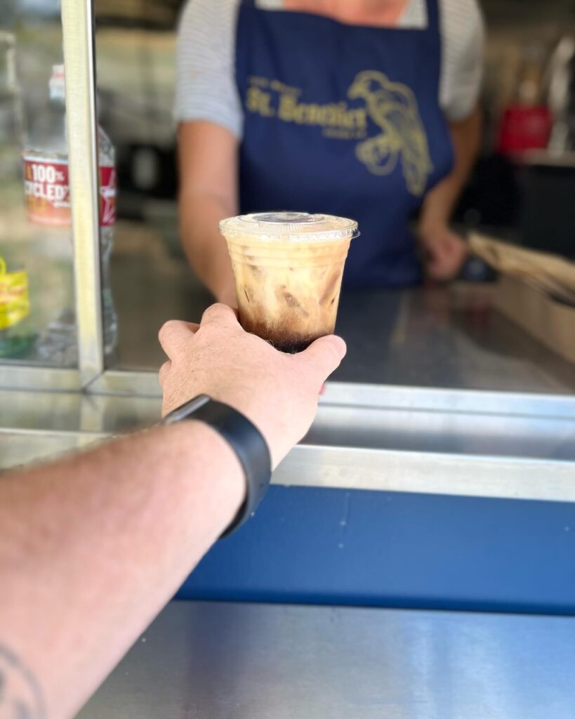 East Austin Food Trucks at 900 Springdale - St. Benedict's Coffee